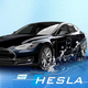 Image for article titled Natural gas company converts a Tesla Model S into a long-range hydrogen powered “Hesla”